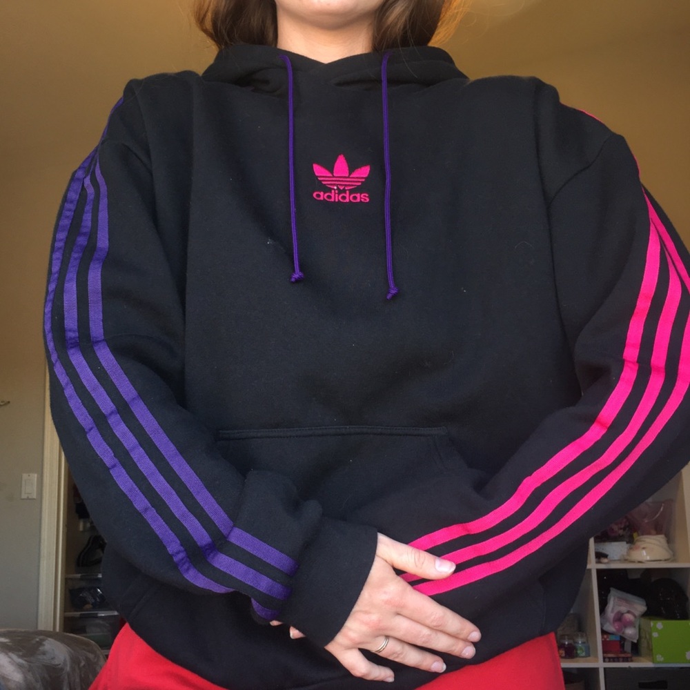 Addidas multicolor hoodie